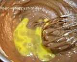 ラムとオレンジ香るトリプルチョコケーキ♪作り方5写真