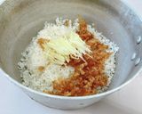 ミミガージャーキーと生姜の炊き込みご飯作り方2写真