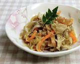 舞茸と切干大根のバター炒め作り方34写真