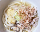 豚肉ときのこ★白だしで簡単あったかうどん作り方4写真