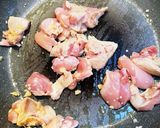 ハリッサを使った旨辛鶏肉のクリームパスタ作り方4写真