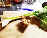 セロリと菊芋の中華サラダ(ヒハツ入り)作り方1写真