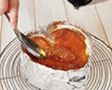 ブリュレ仕立てのハートチーズケーキ作り方7写真