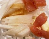 三浦大根 たらマヨサラダ（生）作り方1写真