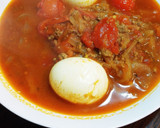 挽き肉とたまねぎのトマトスープカレー作り方6写真