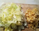 簡単おかず❗白菜油揚げ煮浸し作り方1写真