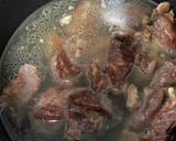 牛すじソースの煮込みハンバーグ作り方3写真