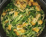 水菜とえのきのシャキシャキ煮びたし作り方3写真