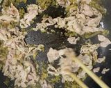 お弁当用☆豚肉の胡麻高菜漬けマヨ炒め作り方6写真
