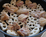 簡単♪鶏肉と蓮根の黒酢炒め作り方3写真