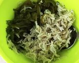 偏食　めかぶしらすパリパリせんべい作り方1写真