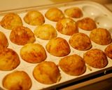 たこ焼き風チーズたっぷりキャベツボール作り方4写真