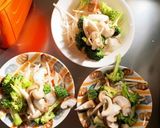 もやしブロッコリーピリ辛味噌炒味野菜炒め作り方8写真