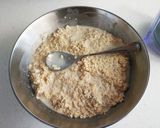 朝食に 簡単！りんごのオートミールケーキ作り方3写真