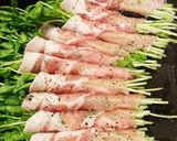 豆苗豚巻きごまドレッシングソース作り方3写真