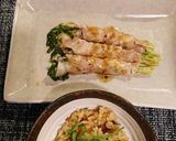 豆苗豚巻きごまドレッシングソース作り方8写真