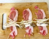 包丁要らず＊舞茸ともやしの豚肉巻き巻き＊作り方1写真