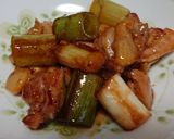 簡単!激ウマ!鶏もも肉のガリバタ炒め♪作り方8写真