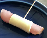 【お手軽】ハムときゅうりとチーズ作り方3写真