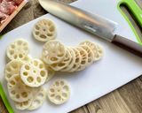 鶏肉とれんこんの甘酢炒め作り方1写真