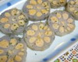 レンコンの明太子詰め~バター焼き☆作り方4写真