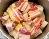 圧力鍋で簡単！甘酒入り♩『豚の角煮』作り方2写真