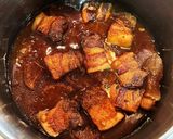 圧力鍋で簡単！甘酒入り♩『豚の角煮』作り方4写真