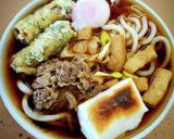 力餅で肉うどん！w❨(@≧↺≦@)❩wノ作り方4写真