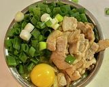 九条ネギでお好み焼き作り方5写真