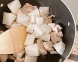 鶏肉と大根のバター醤油煮作り方3写真