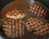 牛すじソースの煮込みハンバーグ作り方6写真