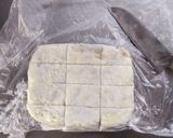 簡単おつまみ☆チーズ入り里芋もち。作り方6写真