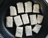 簡単おつまみ☆チーズ入り里芋もち。作り方7写真