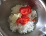 簡単☆たらこバターごはん作り方1写真