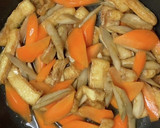 ごぼうと人参とお揚げのオイスター炒め煮作り方8写真