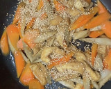 ごぼうと人参とお揚げのオイスター炒め煮作り方10写真