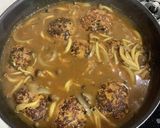 カレー煮込みの白菜ハンバーグ作り方4写真