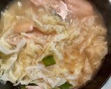 鶏手羽先とキャベツのスープ煮作り方6写真
