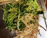 超さっぱり豆苗とちくわの和え物作り方1写真