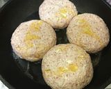 ふんわり豆腐ハンバーグ本格赤ワインソース作り方3写真