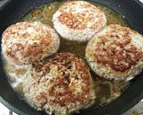 ふんわり豆腐ハンバーグ本格赤ワインソース作り方5写真