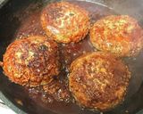 ふんわり豆腐ハンバーグ本格赤ワインソース作り方10写真