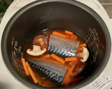 【簡単】めんつゆで、サバの炊き込みご飯作り方3写真