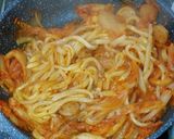 焼きキムチうどん作り方5写真