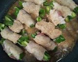 鰹節で香ばしく♪ピーマンの豚肉巻き作り方4写真