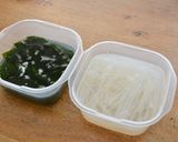 糸寒天の海藻豆腐サラダ作り方1写真