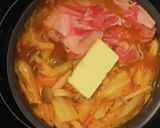 【簡単アレンジ】バター香るキムチスープ作り方5写真