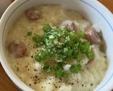 自家製ホワイトソースのチーズリゾット風作り方6写真