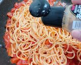 簡単♡トマトとモッツァレラチーズのパスタ作り方4写真