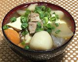 うちの鶏肉入り具沢山けんちん汁作り方6写真
